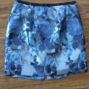 Beautiful Skirt with Blue Roses